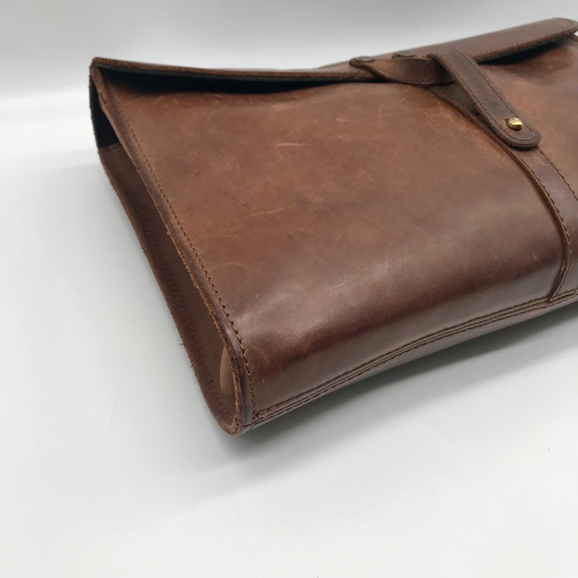 Baseballism Brown Glove Leather Crossbody Bag