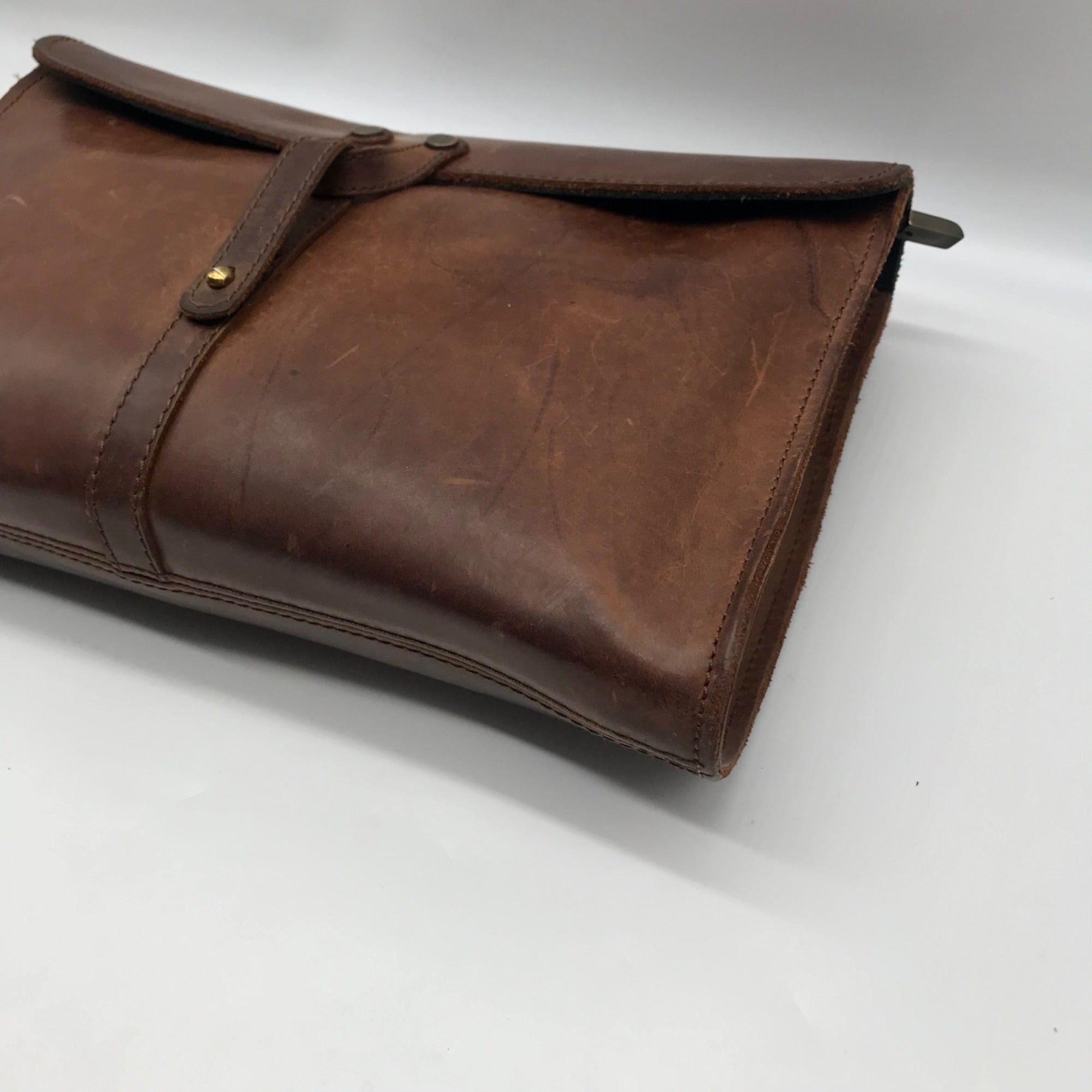 Baseballism Brown Glove Leather Crossbody Bag