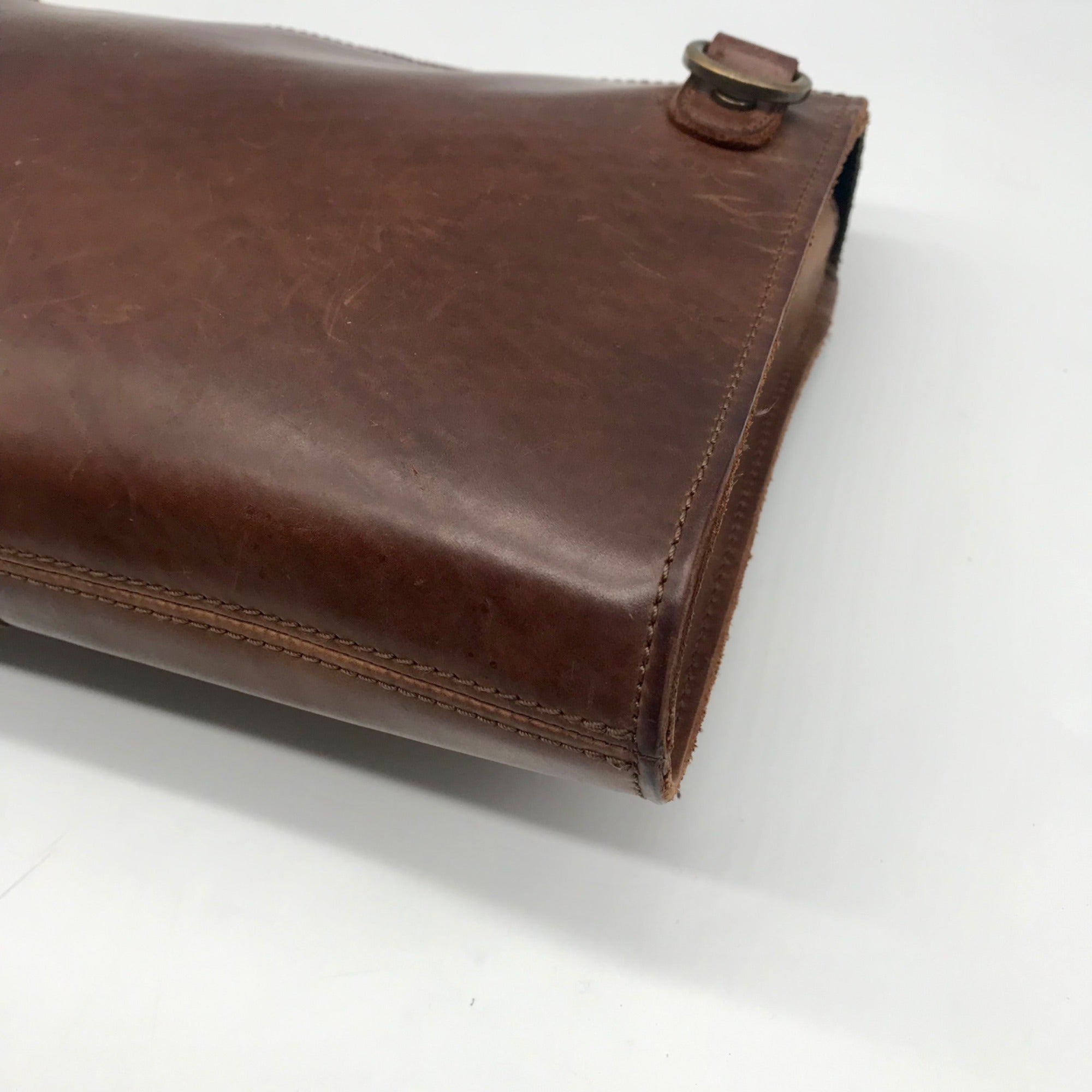 Baseballism Brown Glove Leather Crossbody Bag