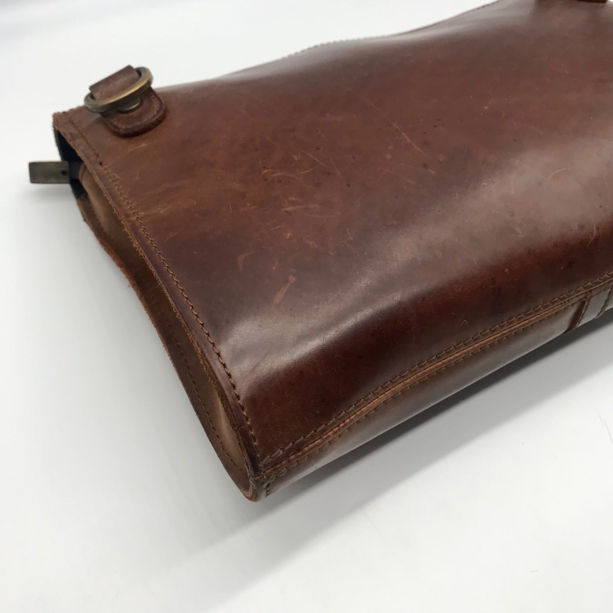 Baseballism Brown Glove Leather Crossbody Bag
