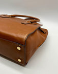 Michael Kors Brown Leather Hamilton Traveler Tote Bag