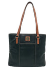 Dooney & Bourke Black Pebbled Leather Small Lexington Tote