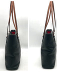 Dooney & Bourke Black Pebbled Leather Small Lexington Tote