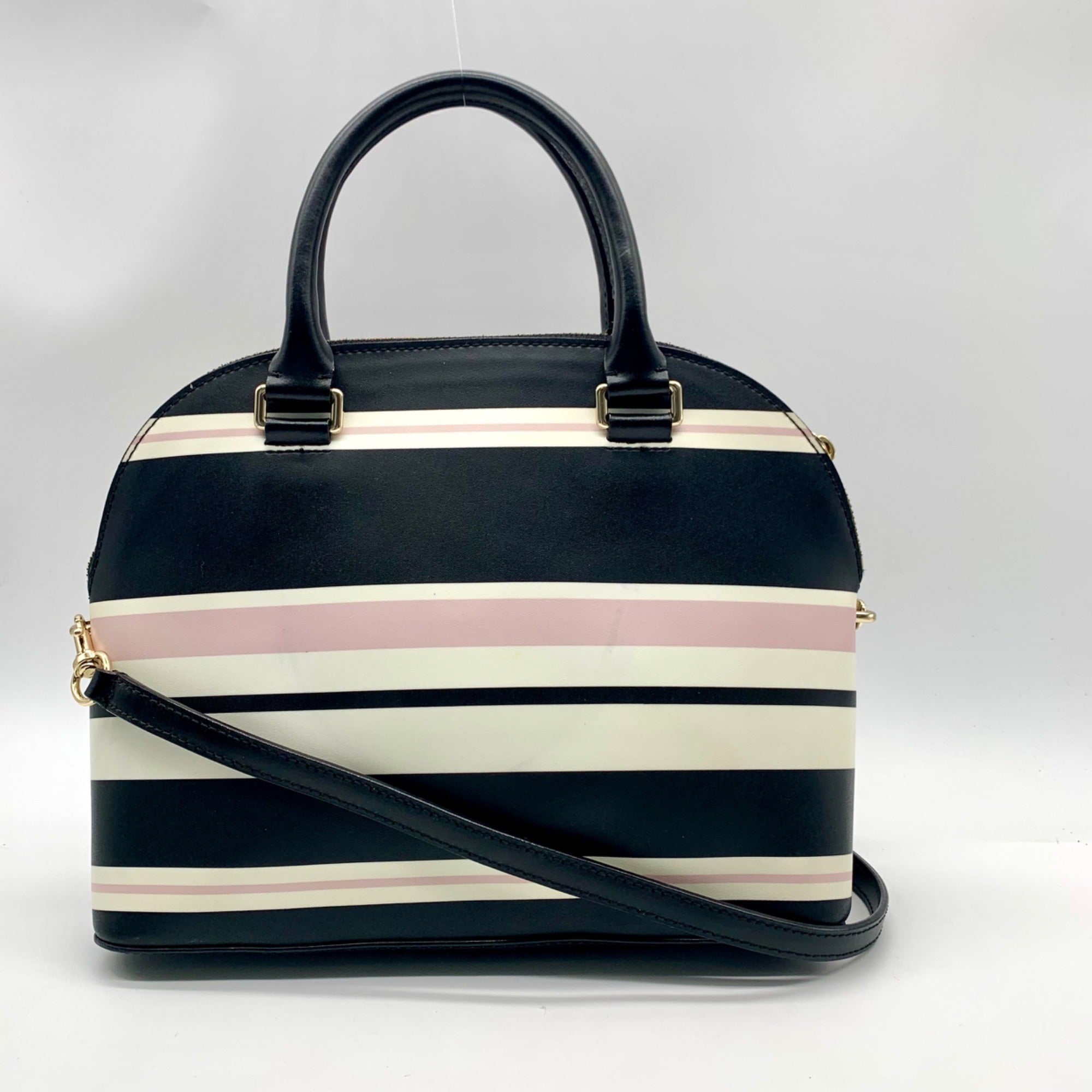 Kate Spade Striped Grove Street Carl Satchel