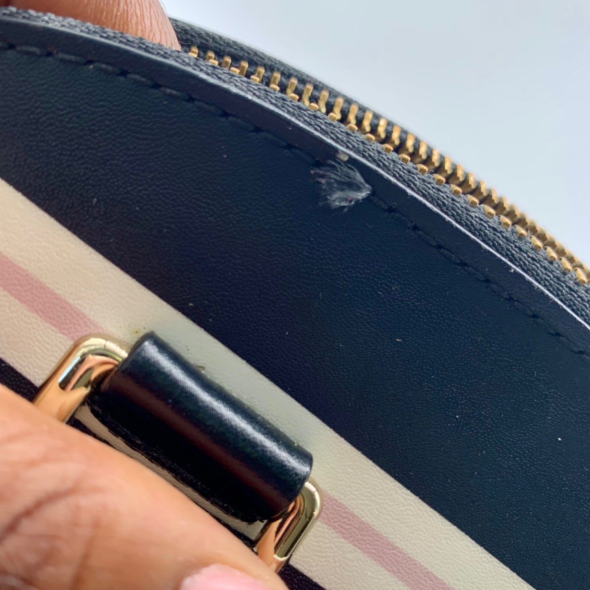 Kate Spade Striped Grove Street Carl Satchel