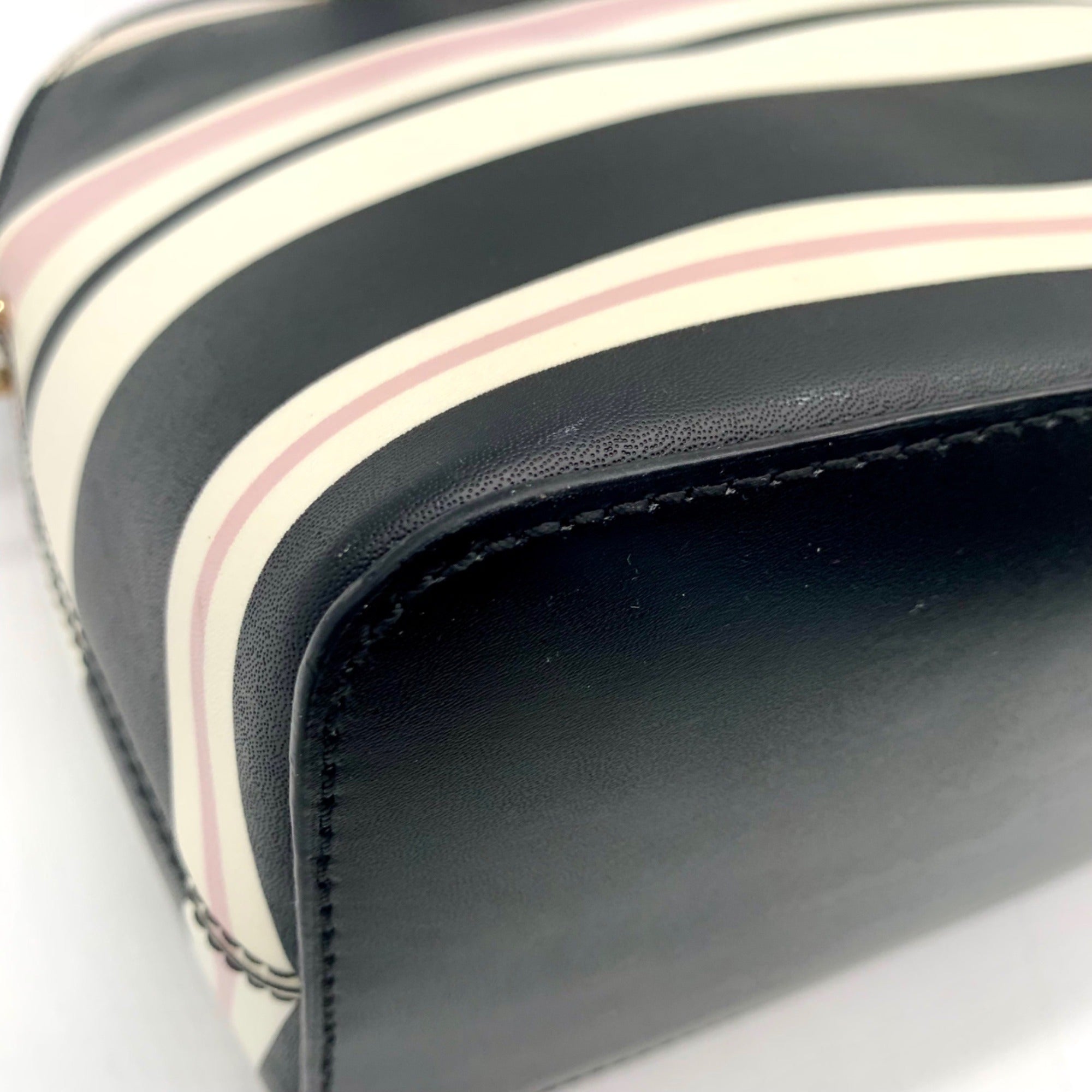 Kate Spade Striped Grove Street Carl Satchel