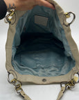 Coach Beige Leather Shoulder Bag 16815