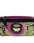 Spartina 449 Ivory Floral Port Passage Crossbody Bag