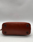 Dooney & Bourke Brown Leather Florentine Domed Satchel Bag