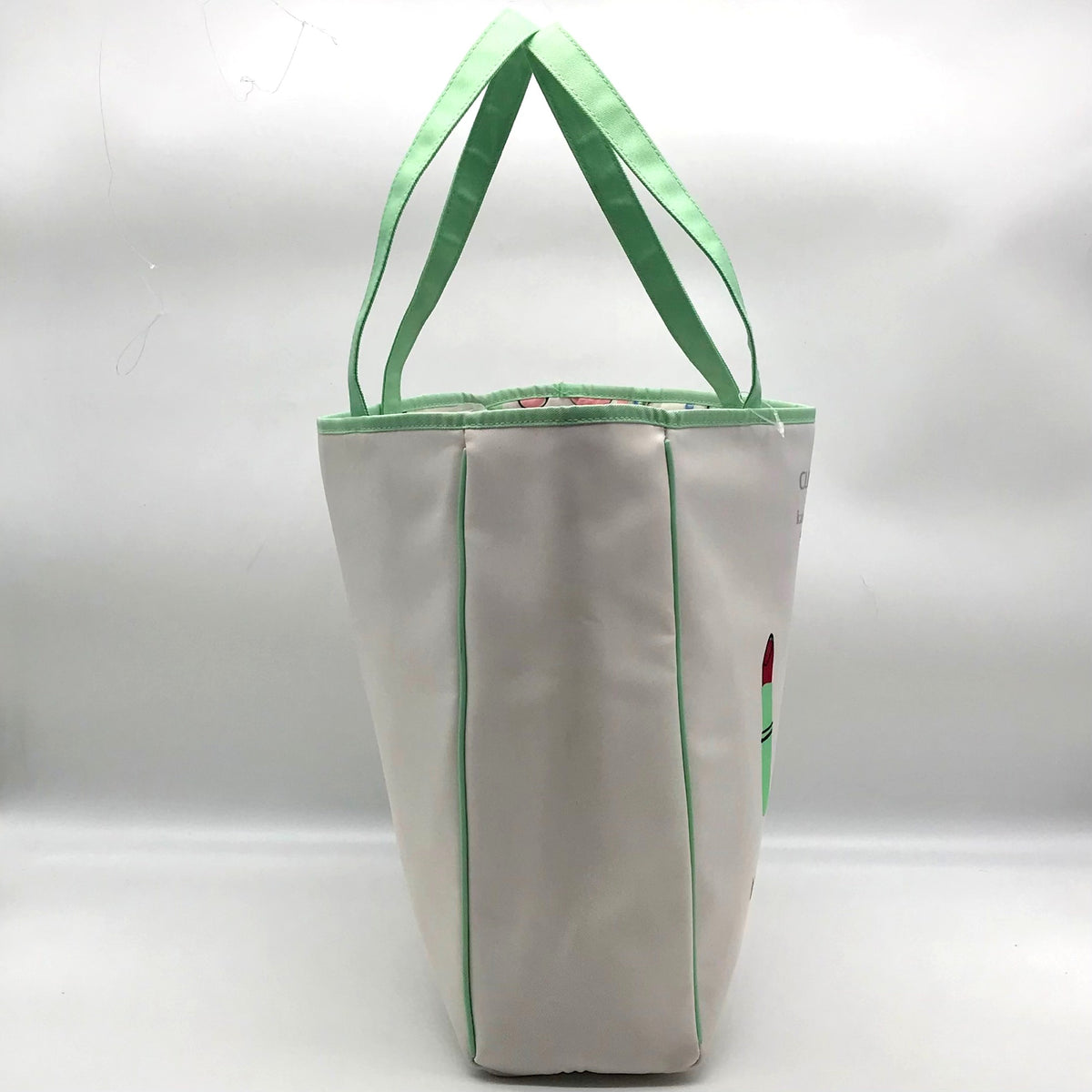 Kate Spade White Polyester Clinique Shopping Tote Bag