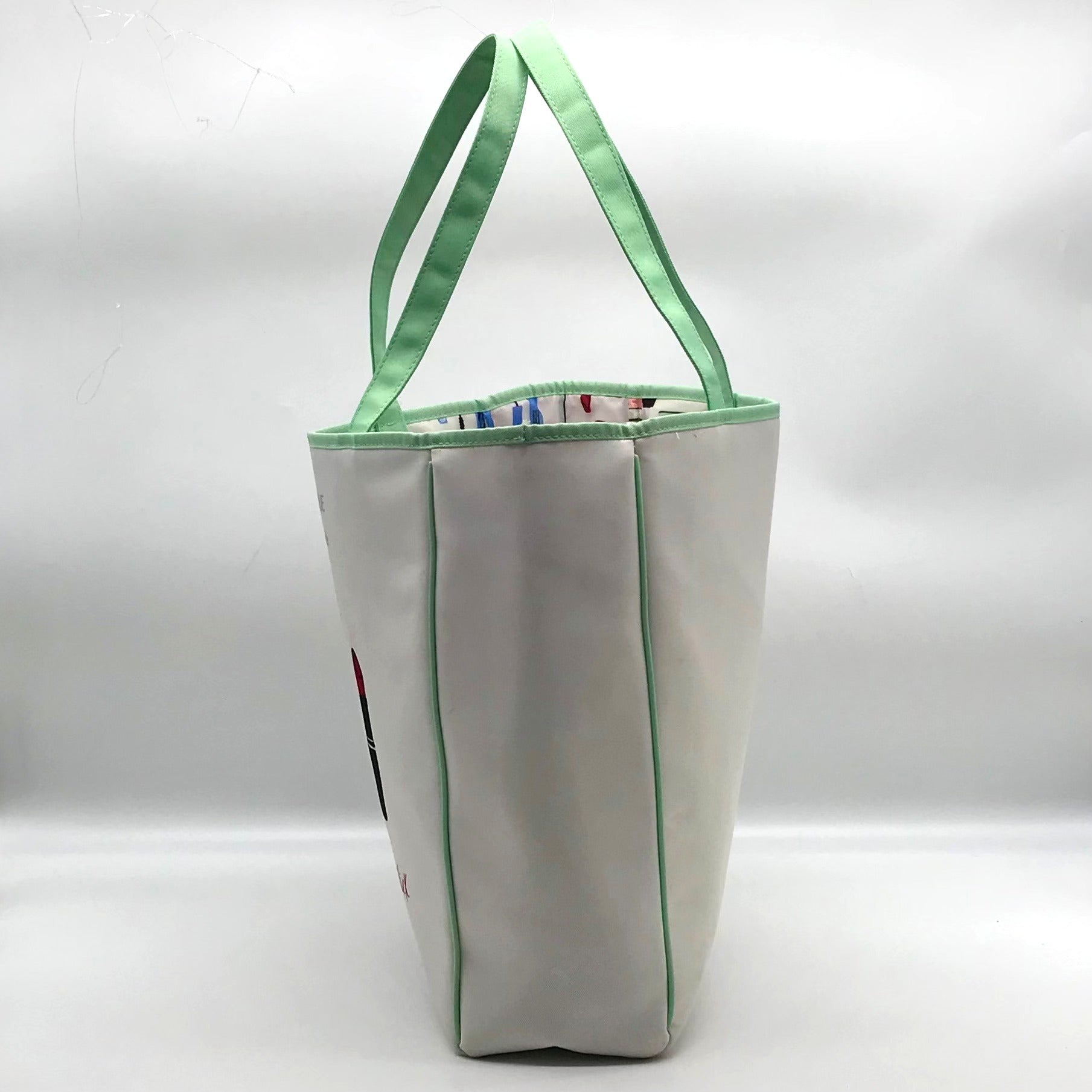 Kate Spade White Polyester Clinique Shopping Tote Bag