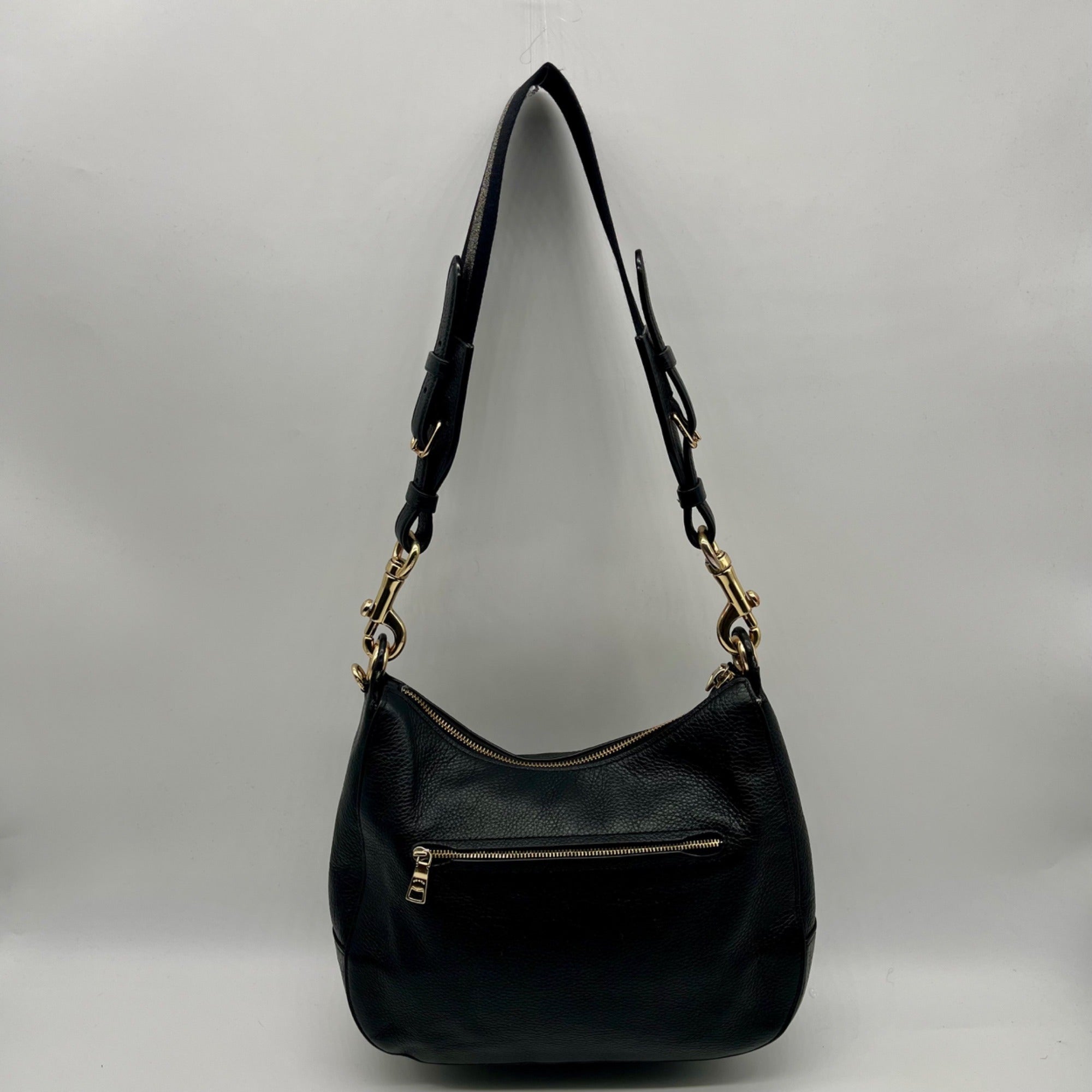 Coach Black Leather Jes Hobo Bag F72702