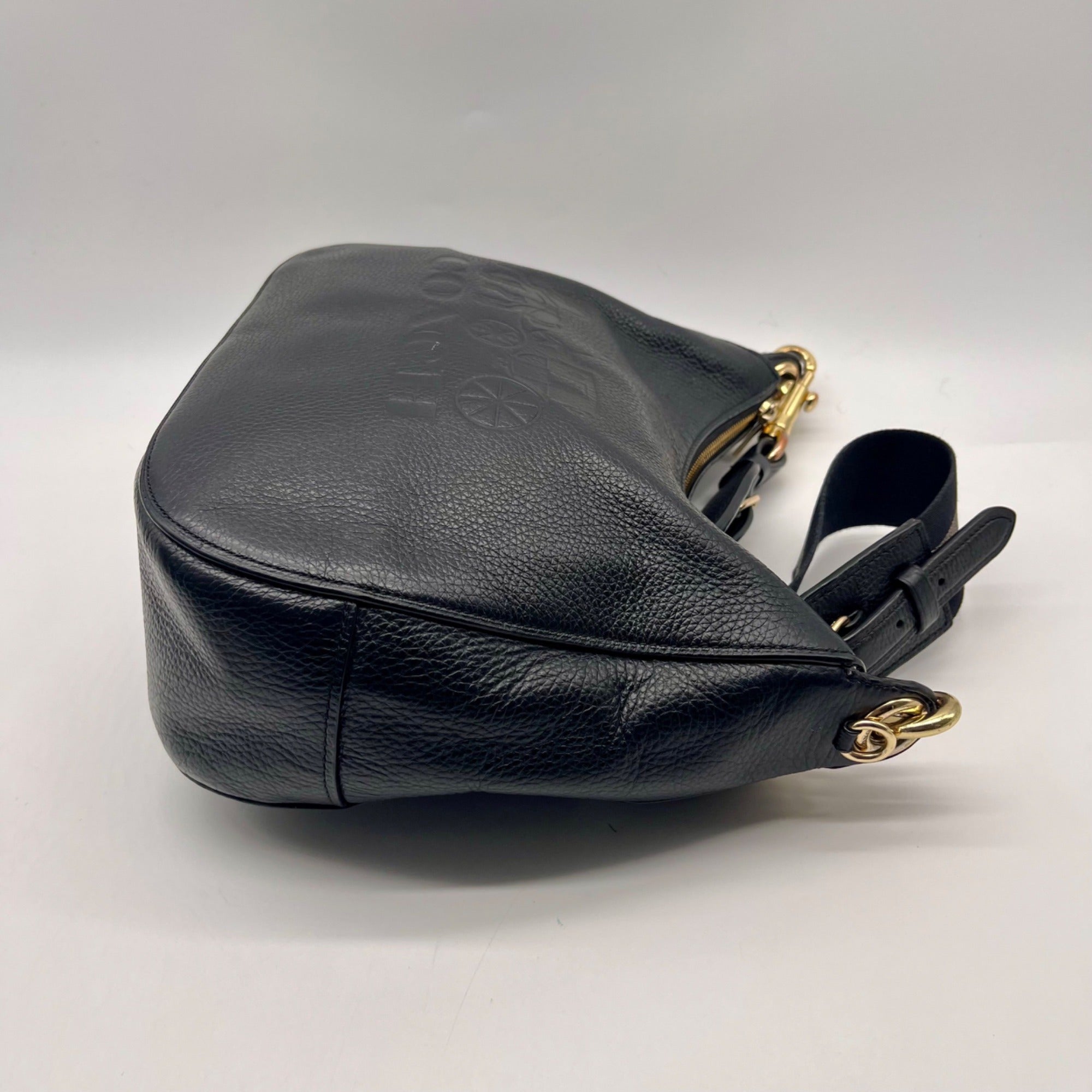 Coach Black Leather Jes Hobo Bag F72702