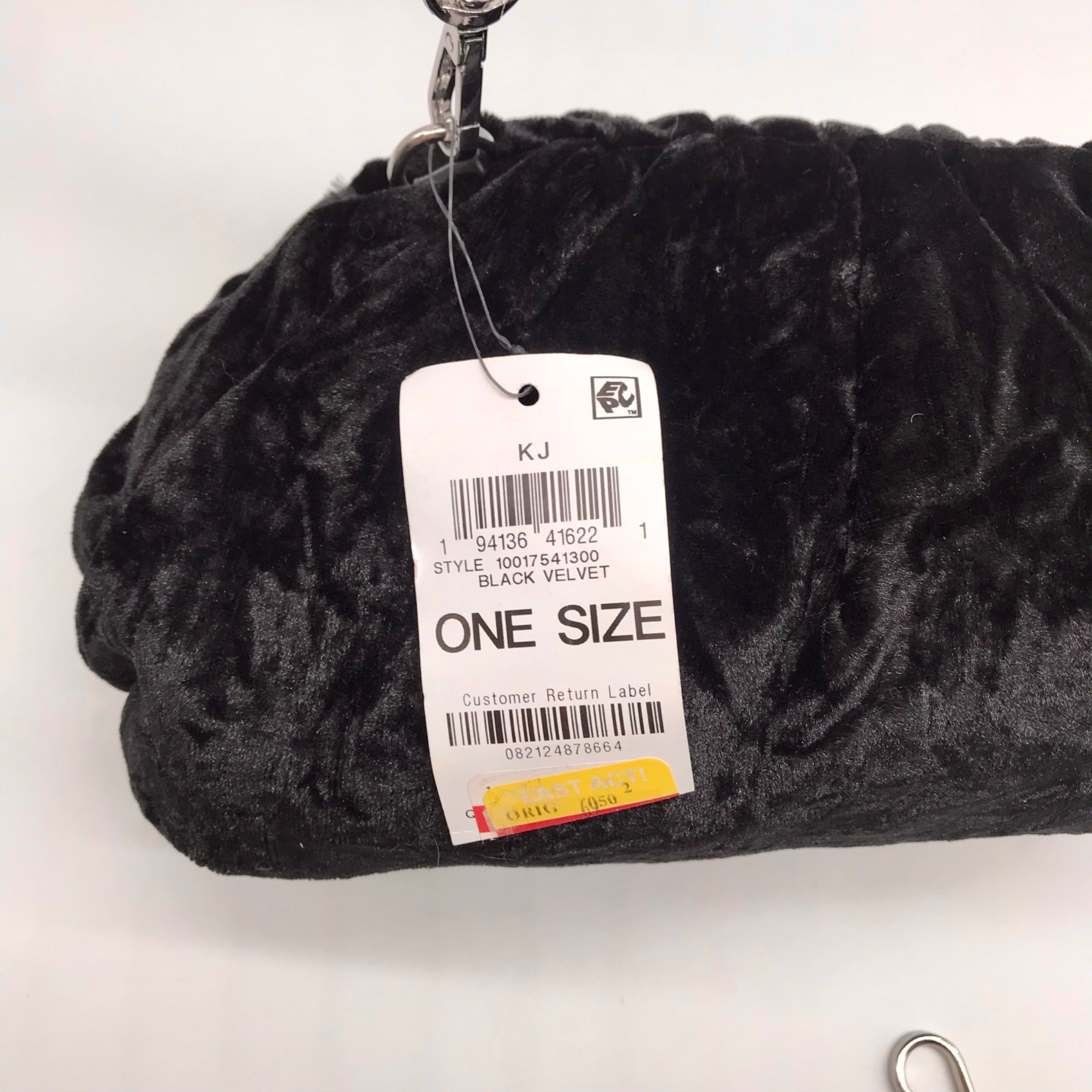 I.N.C. International Concepts KJ Black Velvet Convertible Clutch - NWT