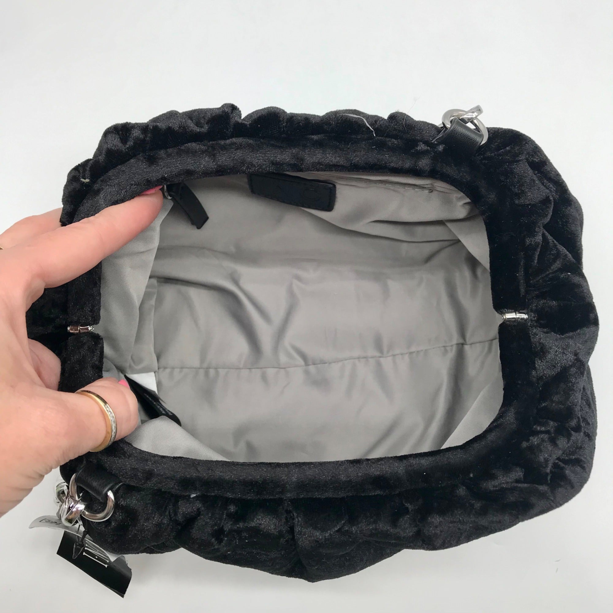 I.N.C. International Concepts KJ Black Velvet Convertible Clutch - NWT