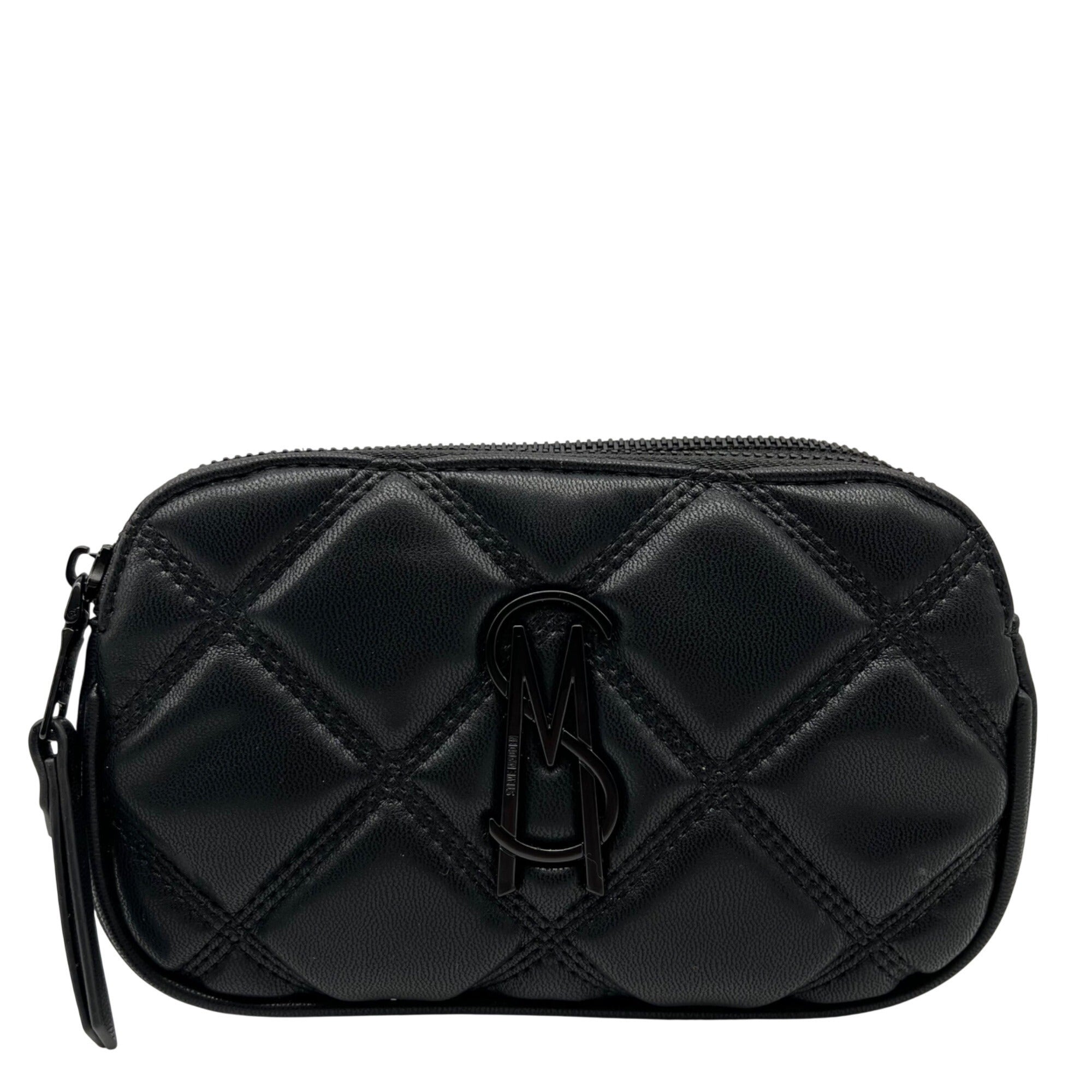 Steve Madden Black Quilted Bdaisy Crossbody Bag 