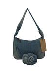 Steve Madden Liamm Denim Crescent Shoulder Bag