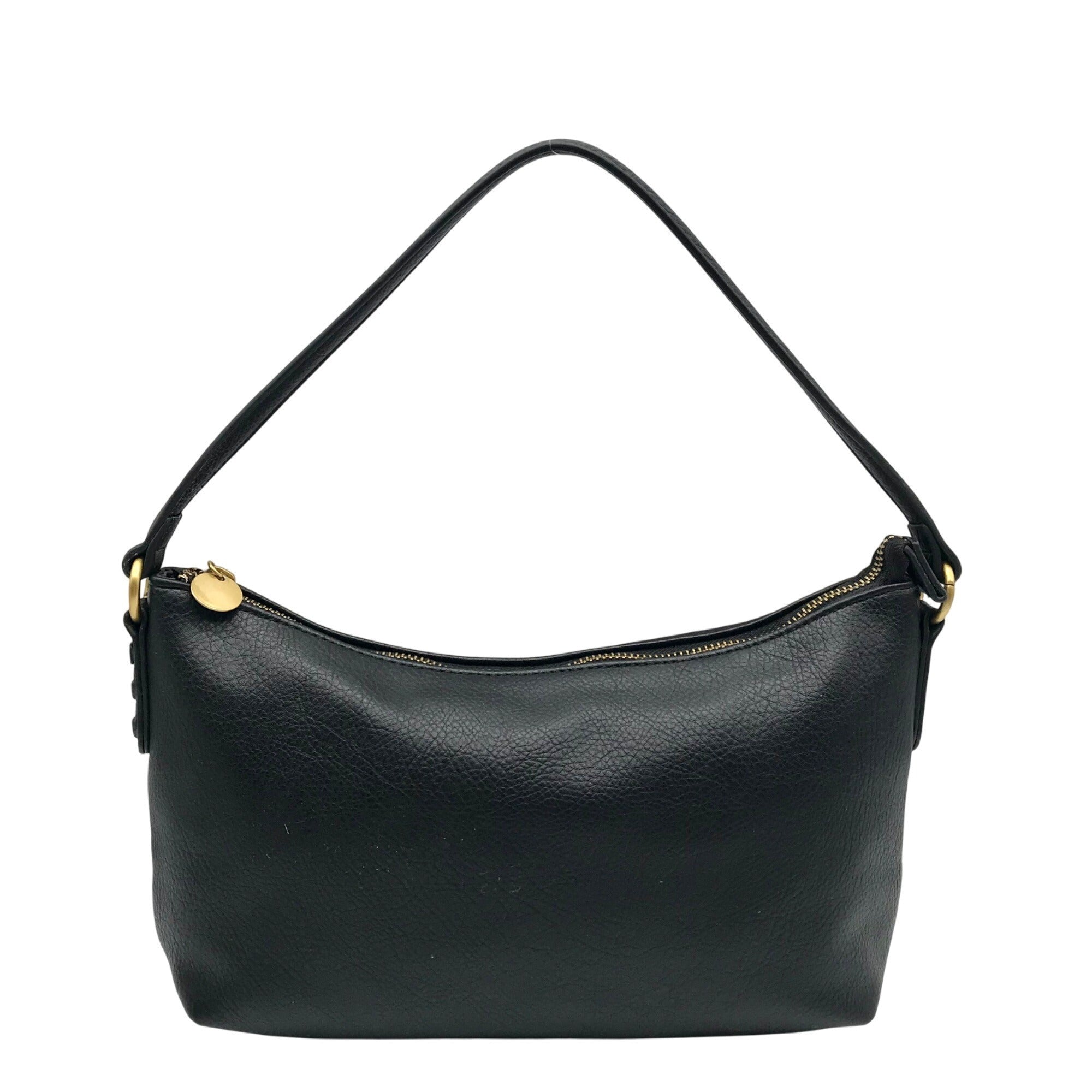 Style & Co Black Faux Leather Shoulder Bag