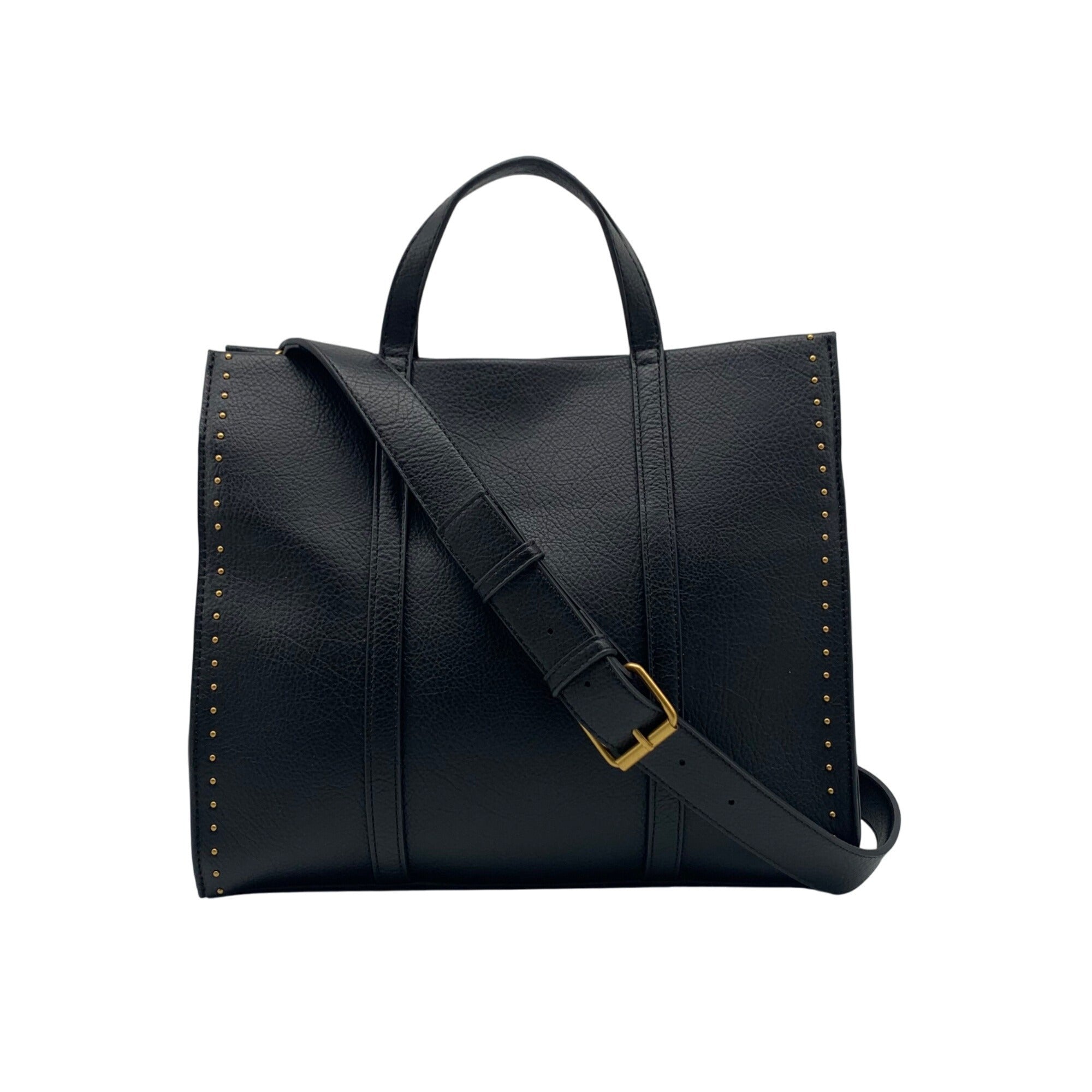 Style & Co Black Medium Boxy Tote