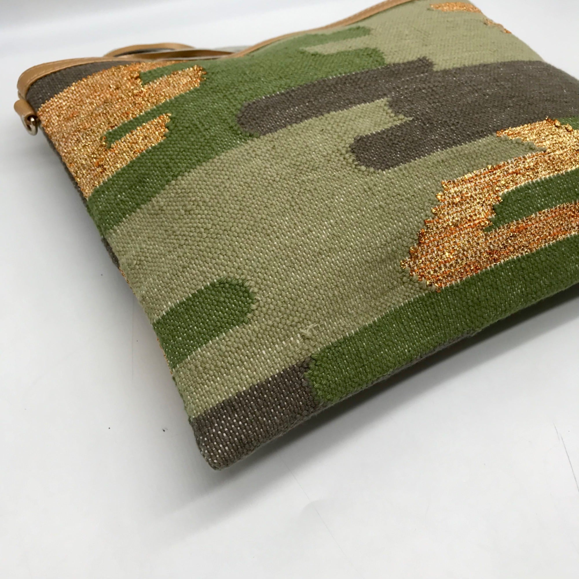 WKND WYFR Camouflage Woven Nelly Clutch