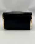 Michael Kors Black Leather Lana Convertible Satchel Bag