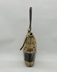 Coach Brown & Khaki Canvas Y2K Shoulder Bag 12825