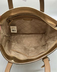 Michael Kors Pale Gold Large Jet Set Travel Top Zip Tote Bag