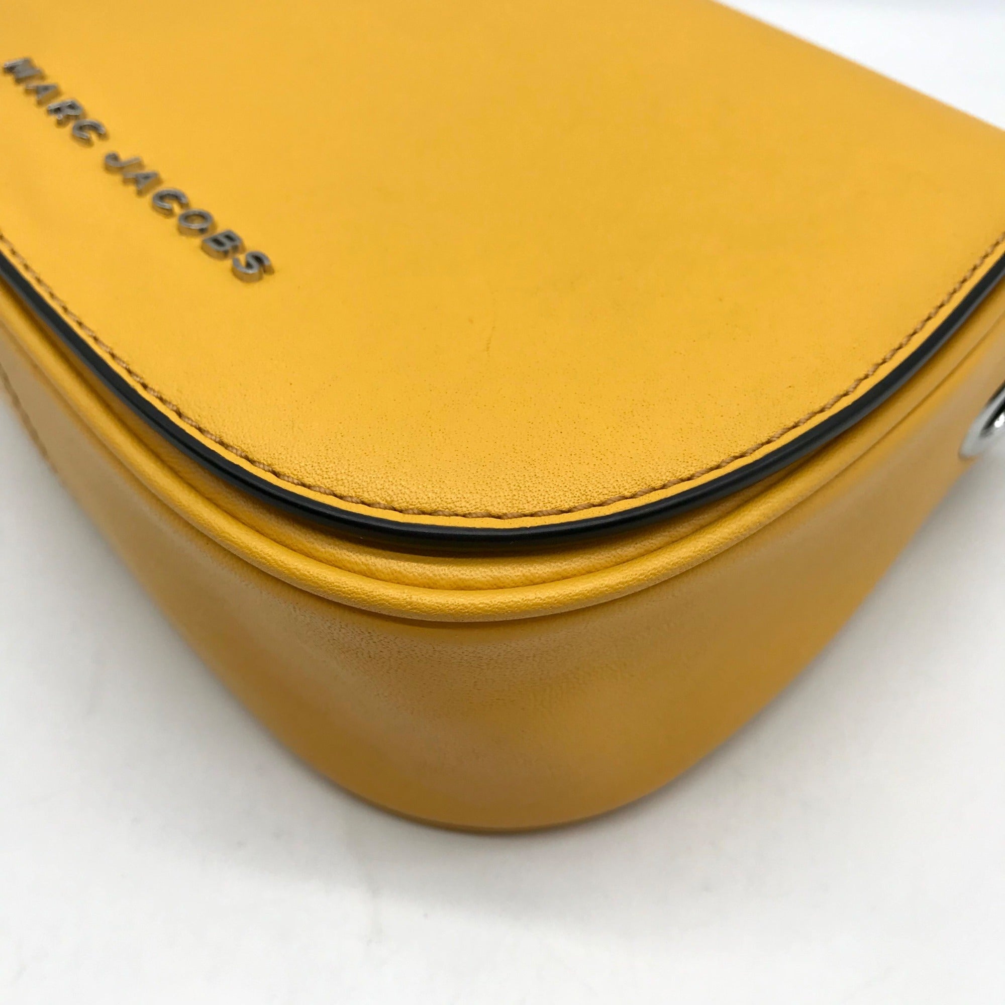 Marc Jacobs Yellow Leather Avenue Crossbody Bag