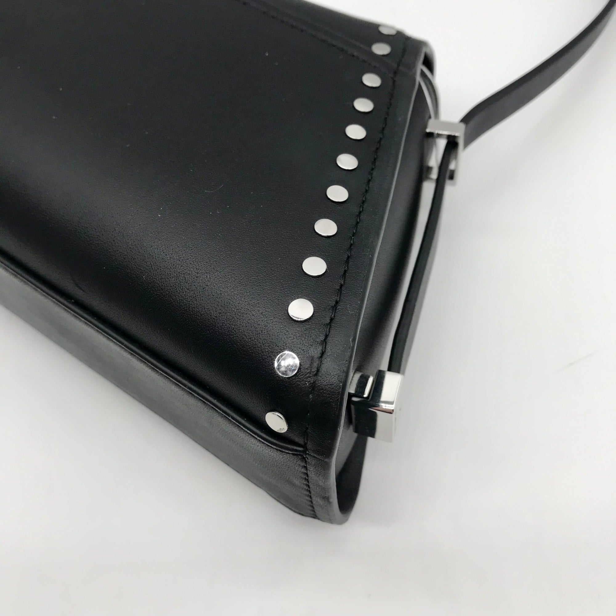 Michael Kors Black Leather Ludlow Convertible Shoulder Bag