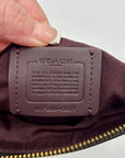 Coach Black Crossgrain Leather Mini rowan File Bag CE871