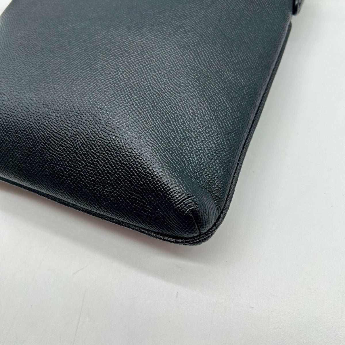 Coach Black Crossgrain Leather Mini rowan File Bag CE871