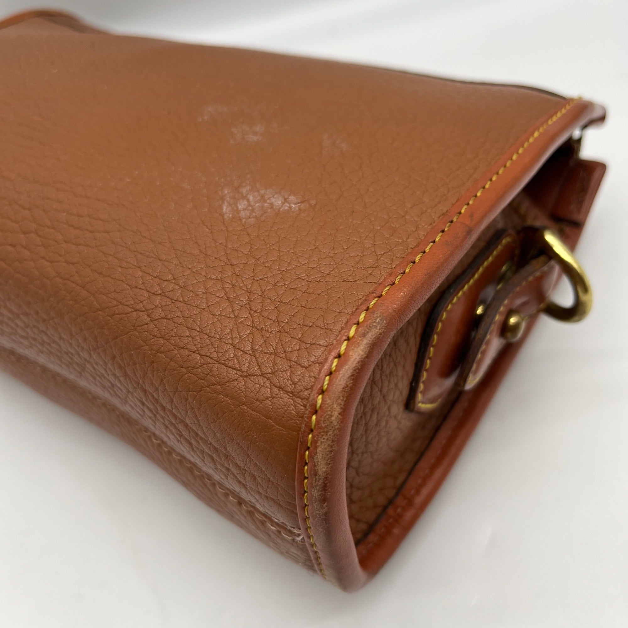 Dooney &amp; Bourke Brown Leather Crossbody Bag
