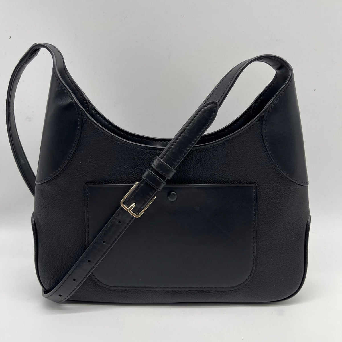 Kate Spade Black Pebble Leather Crossbody Bag