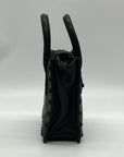 Loeffler Randall Black Leather Studded Junior Work Tote Bag