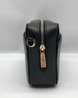 Kate Spade Black Saffiano Leather Lauryn Camera Crossbody Bag