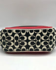 Coach Red Leather Disney Mickey Mouse X Keith Haring Shoulder Bag
