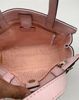 Kate Spade Pink Saffiano Leather Milton Lane Small Lanie Satchel Crossbody