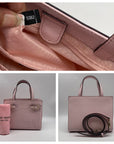 Kate Spade Pink Saffiano Leather Milton Lane Small Lanie Satchel Crossbody