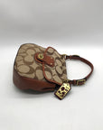Coach Brown Signature Canvas 70th Anniversary Willis Bag- 19034