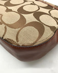 Coach Brown Signature Canvas 70th Anniversary Willis Bag- 19034