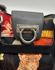 Salvatore Ferragamo Vintage Savannah Animal Print Nylon Shoulder Bag