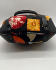 Salvatore Ferragamo Vintage Savannah Animal Print Nylon Shoulder Bag