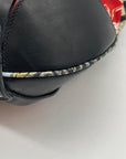 Salvatore Ferragamo Vintage Savannah Animal Print Nylon Shoulder Bag