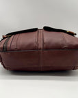 Fossil Brown Pebbled Morgan Travel Shoulder Bag