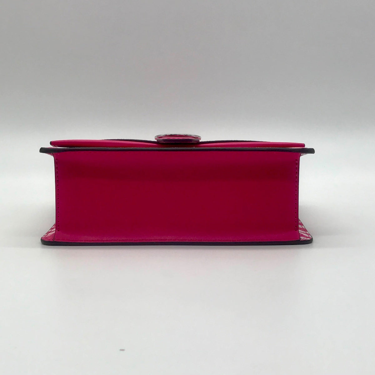 Michael Kors Pink And White Zebra Print Crossbody Bag