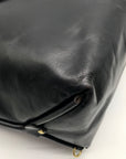 Form Function Form Black Horween Leather & Animal Print Flap 3 Way Bag
