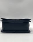 Badgley Mischka Blue Denim Studded Crossbody Bag