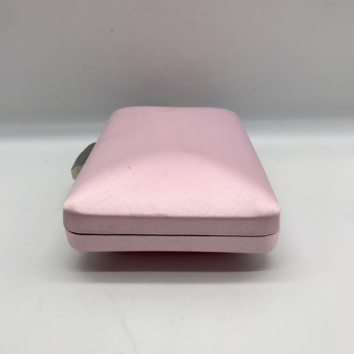 I.N.C International Concepts Pink Dogwood Satin Crystal Frame Clutch