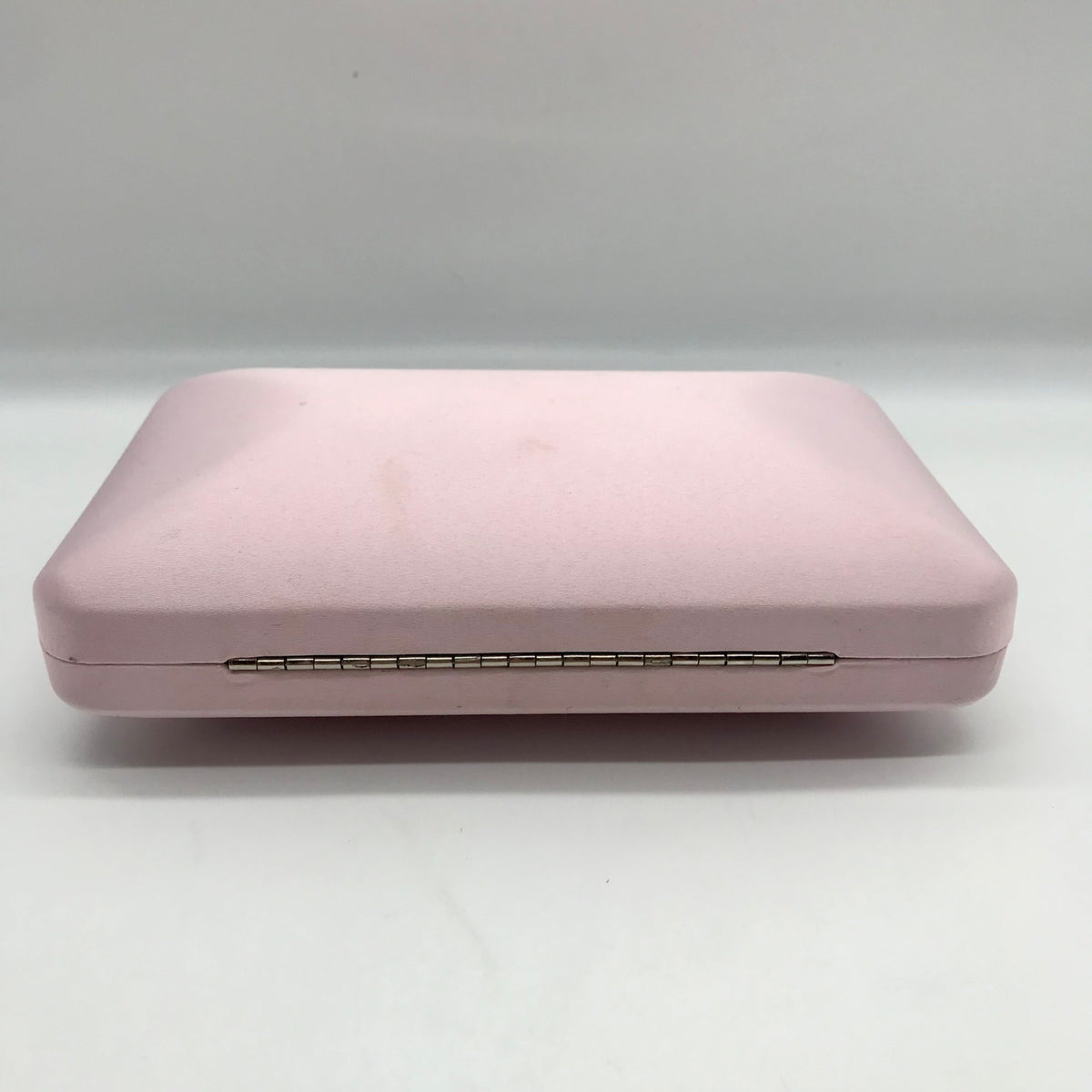 I.N.C International Concepts Pink Dogwood Satin Crystal Frame Clutch