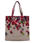Ted Baker Pink Floral PVC Large Pansy Icon Tote Bag